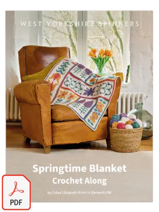 Picture of Springtime blanket - Crochet